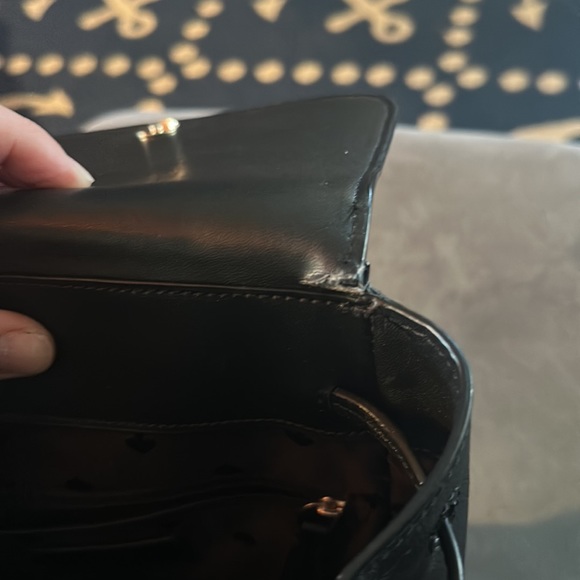 Kate Spade- Kristi Medium Flap Backpack— COLOR:Black - Picture 5 of 6